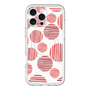 スリムプロテクションプレミアムケース with MagSafe［ Nordic Dot - Red ］
