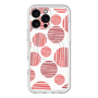 スリムプロテクションプレミアムケース with MagSafe［ Nordic Dot - Red ］
