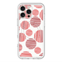 スリムプロテクションプレミアムケース with MagSafe［ Nordic Dot - Red ］