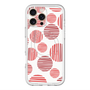 スリムプロテクションプレミアムケース with MagSafe［ Nordic Dot - Red ］