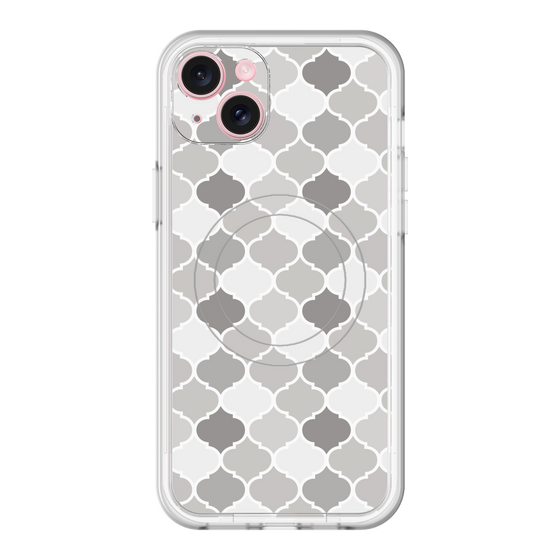 スリムプロテクションプレミアムケース with MagSafe［ Moroccan1 color - Gray ］