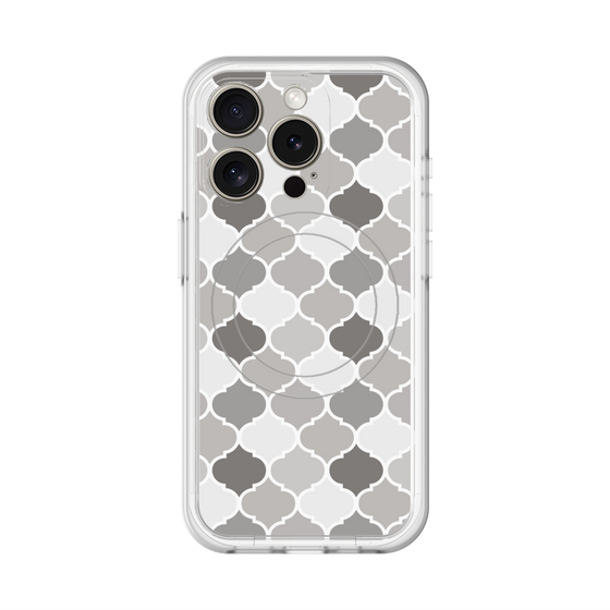 スリムプロテクションプレミアムケース with MagSafe［ Moroccan1 color - Gray ］