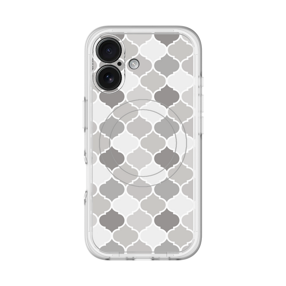 スリムプロテクションプレミアムケース with MagSafe［ Moroccan1 color - Gray ］