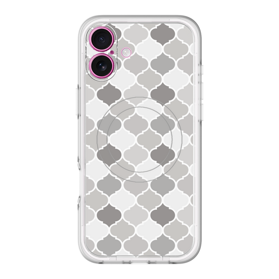 スリムプロテクションプレミアムケース with MagSafe［ Moroccan1 color - Gray ］