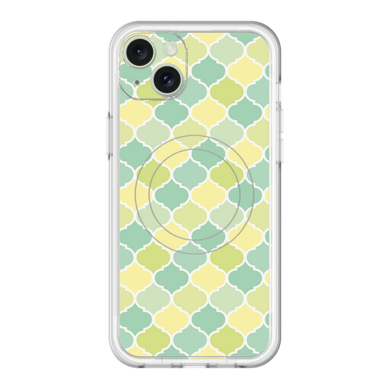 スリムプロテクションプレミアムケース with MagSafe［ Moroccan1 color - Green ］