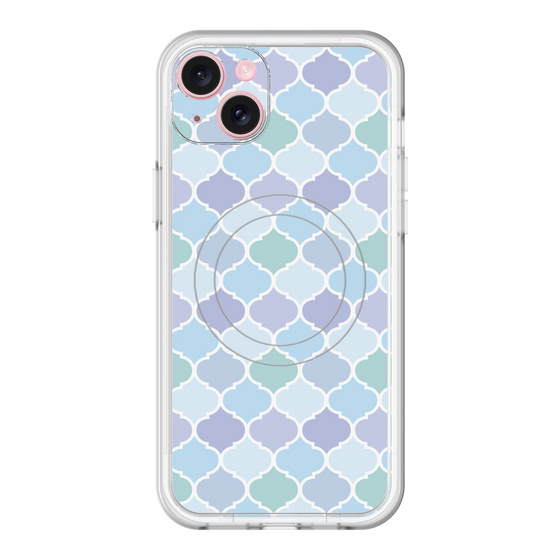 スリムプロテクションプレミアムケース with MagSafe［ Moroccan1 color - Blue ］