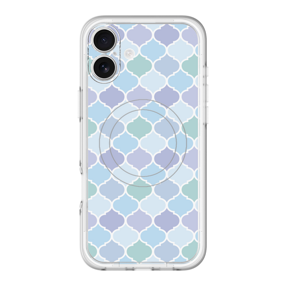 スリムプロテクションプレミアムケース with MagSafe［ Moroccan1 color - Blue ］