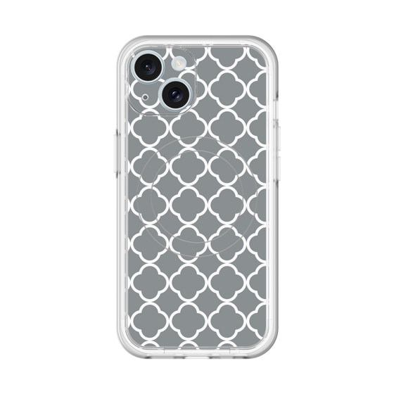 スリムプロテクションプレミアムケース with MagSafe［ Moroccan2 - Gray ］