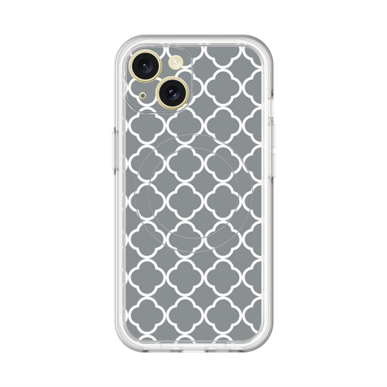 スリムプロテクションプレミアムケース with MagSafe［ Moroccan2 - Gray ］