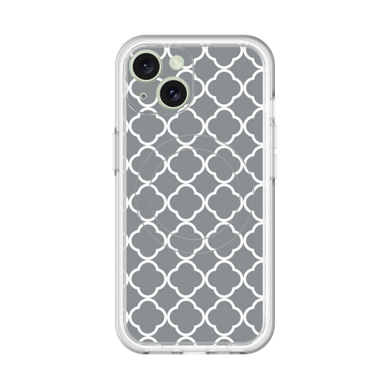 スリムプロテクションプレミアムケース with MagSafe［ Moroccan2 - Gray ］