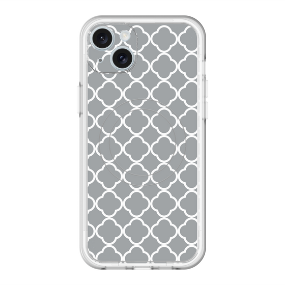 スリムプロテクションプレミアムケース with MagSafe［ Moroccan2 - Gray ］