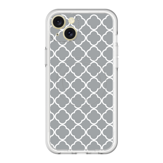 スリムプロテクションプレミアムケース with MagSafe［ Moroccan2 - Gray ］