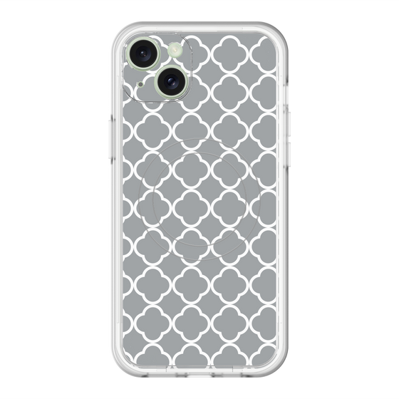 スリムプロテクションプレミアムケース with MagSafe［ Moroccan2 - Gray ］