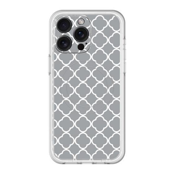 スリムプロテクションプレミアムケース with MagSafe［ Moroccan2 - Gray ］