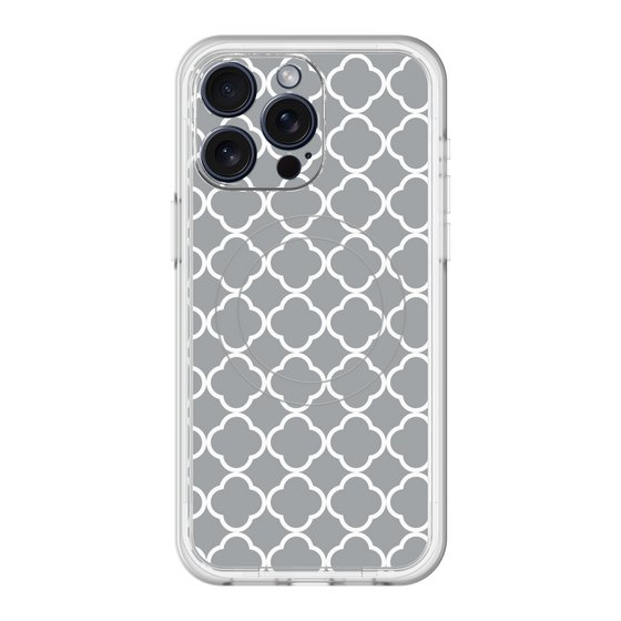 スリムプロテクションプレミアムケース with MagSafe［ Moroccan2 - Gray ］