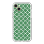 スリムプロテクションプレミアムケース with MagSafe［ Moroccan2 - Green ］