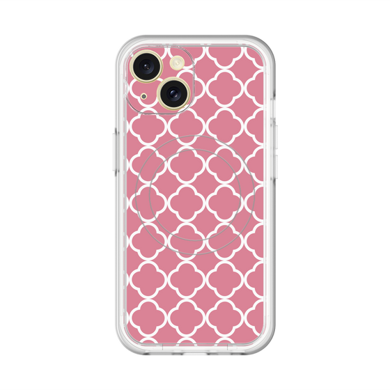 スリムプロテクションプレミアムケース with MagSafe［ Moroccan2 - Pink ］