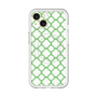 スリムプロテクションプレミアムケース with MagSafe［ Moroccan3 - Green ］