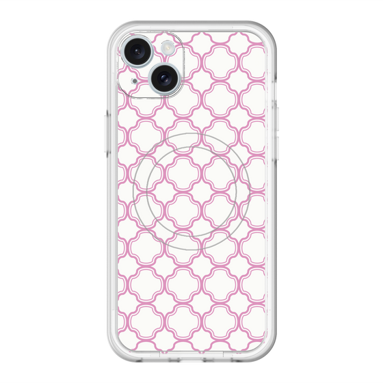 スリムプロテクションプレミアムケース with MagSafe［ Moroccan3 - Pink ］
