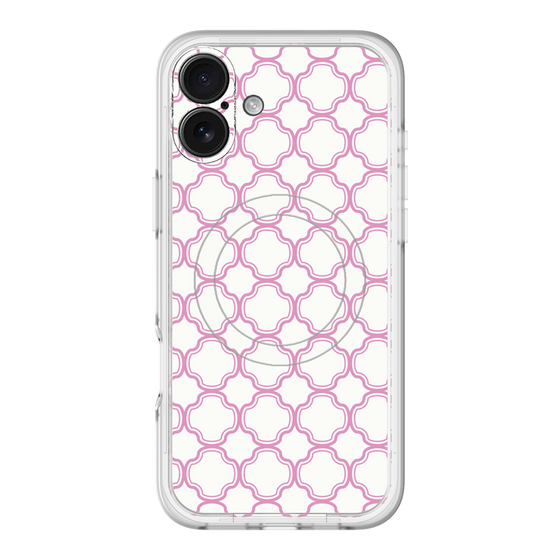 スリムプロテクションプレミアムケース with MagSafe［ Moroccan3 - Pink ］
