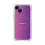 スリムプロテクションプレミアムケース with MagSafe［ CASEPLAY Check - Purple ］