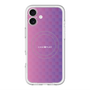 スリムプロテクションプレミアムケース with MagSafe［ CASEPLAY Check - Purple ］