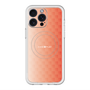 スリムプロテクションプレミアムケース with MagSafe［ CASEPLAY Check - Orange ］