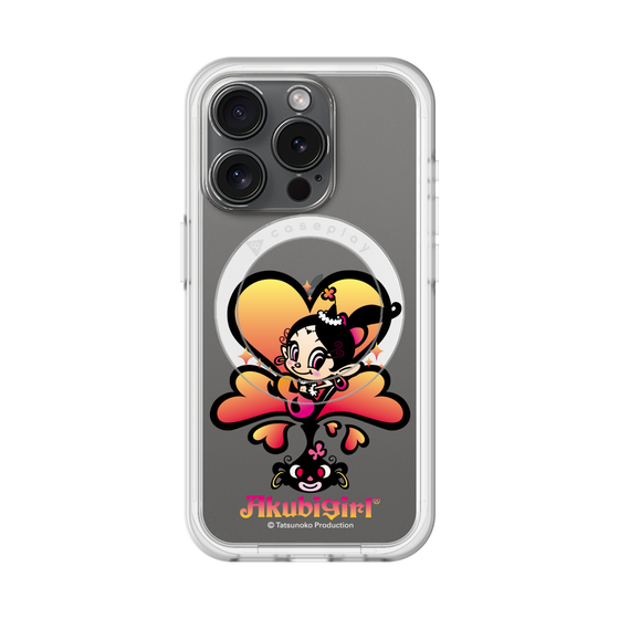 スリムプロテクションプレミアムケース with MagSafe［ アクビガール - ハート ］