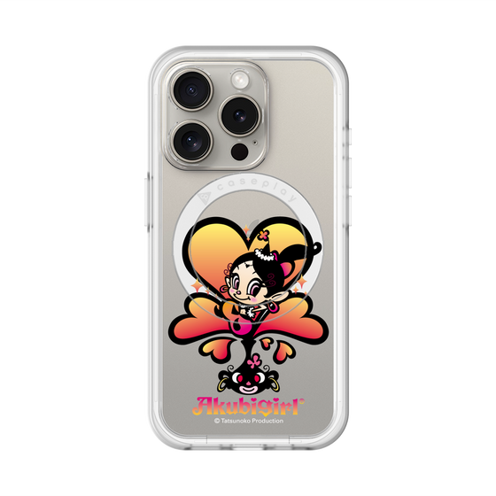 スリムプロテクションプレミアムケース with MagSafe［ アクビガール - ハート ］