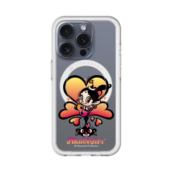 スリムプロテクションプレミアムケース with MagSafe［ アクビガール - ハート ］