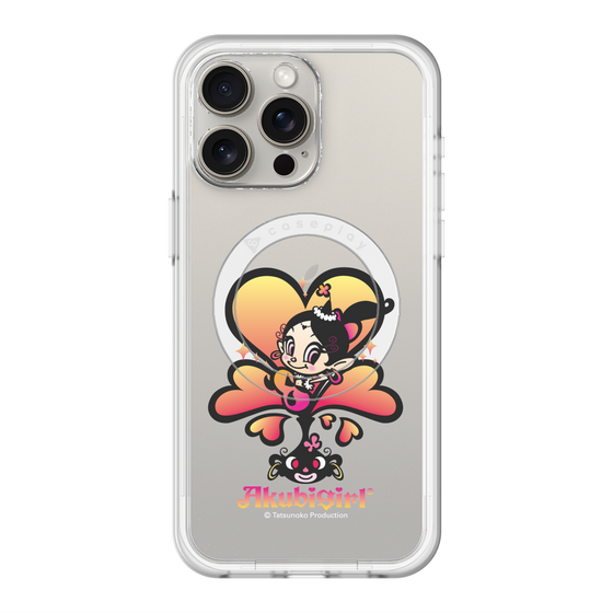 スリムプロテクションプレミアムケース with MagSafe［ アクビガール - ハート ］