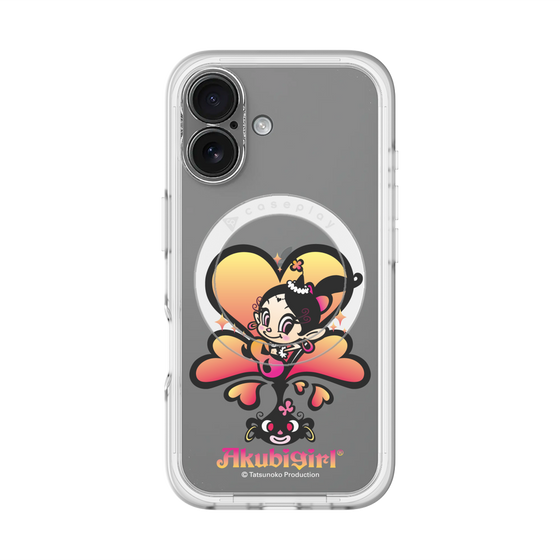 スリムプロテクションプレミアムケース with MagSafe［ アクビガール - ハート ］