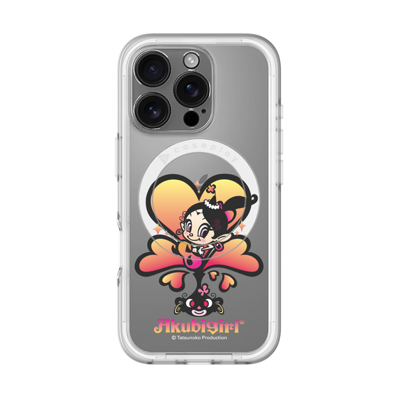 スリムプロテクションプレミアムケース with MagSafe［ アクビガール - ハート ］