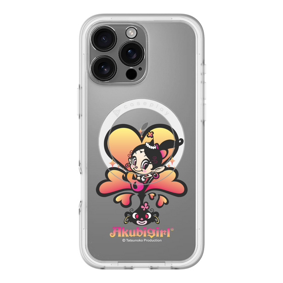 スリムプロテクションプレミアムケース with MagSafe［ アクビガール - ハート ］