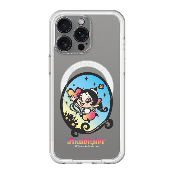 スリムプロテクションプレミアムケース with MagSafe［ アクビガール - オーバル ］