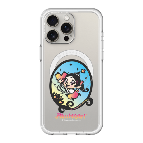スリムプロテクションプレミアムケース with MagSafe［ アクビガール - オーバル ］