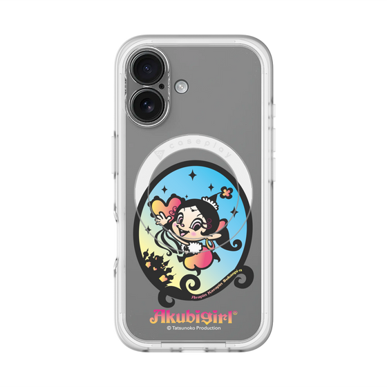 スリムプロテクションプレミアムケース with MagSafe［ アクビガール - オーバル ］