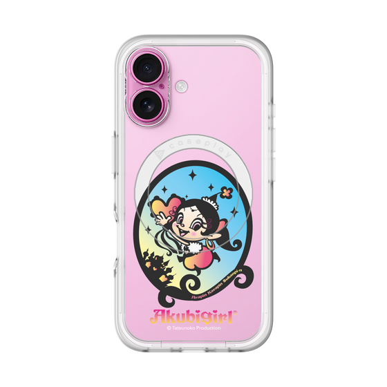 スリムプロテクションプレミアムケース with MagSafe［ アクビガール - オーバル ］