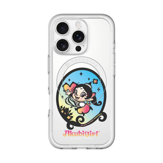 スリムプロテクションプレミアムケース with MagSafe［ アクビガール - オーバル ］