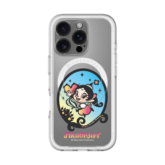 スリムプロテクションプレミアムケース with MagSafe［ アクビガール - オーバル ］
