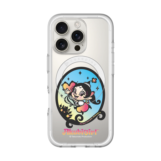 スリムプロテクションプレミアムケース with MagSafe［ アクビガール - オーバル ］