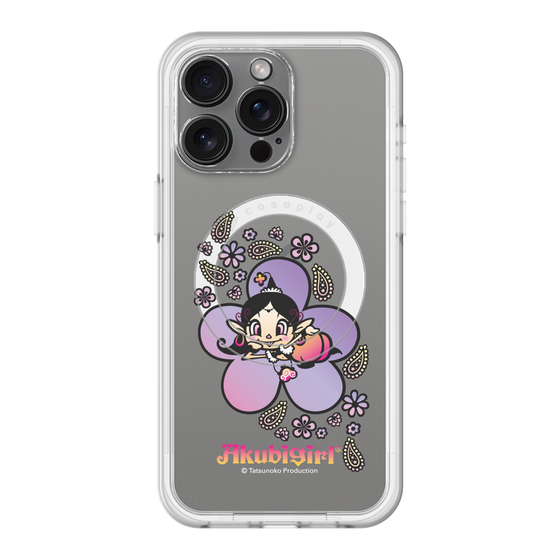 スリムプロテクションプレミアムケース with MagSafe［ アクビガール - フラワー ］