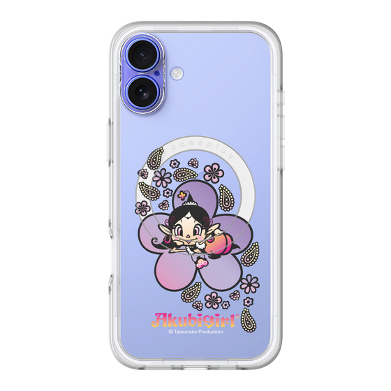 スリムプロテクションプレミアムケース with MagSafe［ アクビガール - フラワー ］