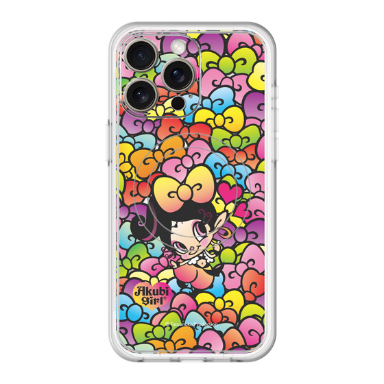 スリムプロテクションプレミアムケース with MagSafe［ アクビガール - リボン ］