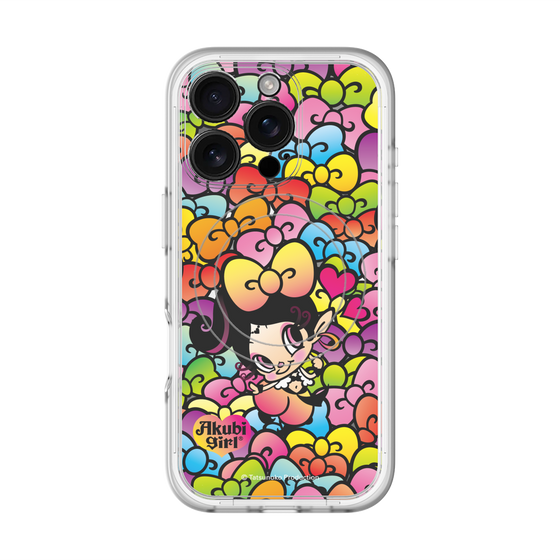 スリムプロテクションプレミアムケース with MagSafe［ アクビガール - リボン ］