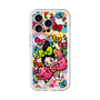 スリムプロテクションプレミアムケース with MagSafe［ アクビガール - フラワーリボン ］