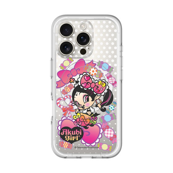 スリムプロテクションプレミアムケース with MagSafe［ アクビガール - キャンディーリボン ］