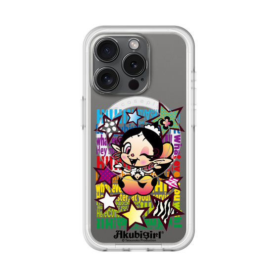 スリムプロテクションプレミアムケース with MagSafe［ アクビガール - スター ］