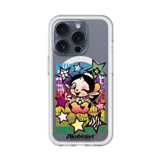 スリムプロテクションプレミアムケース with MagSafe［ アクビガール - スター ］
