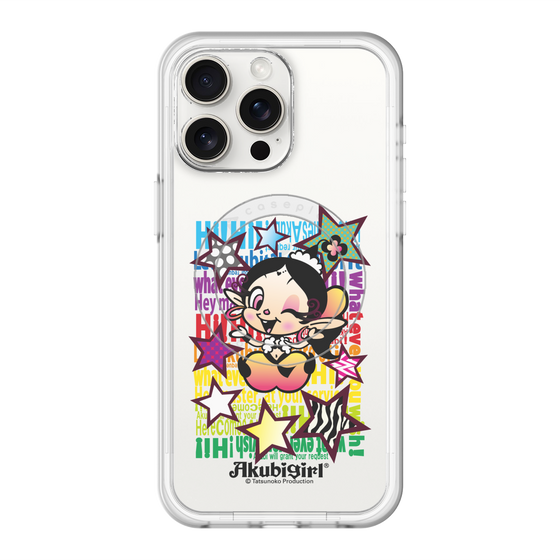 スリムプロテクションプレミアムケース with MagSafe［ アクビガール - スター ］